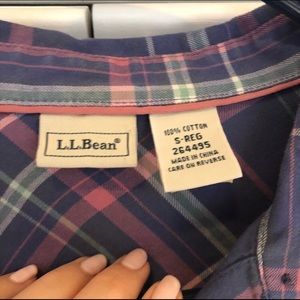 L.L. Bean Tops - LL Bean flannel, size Small L.L. Bean Tops - LL Bean flannel, size Small